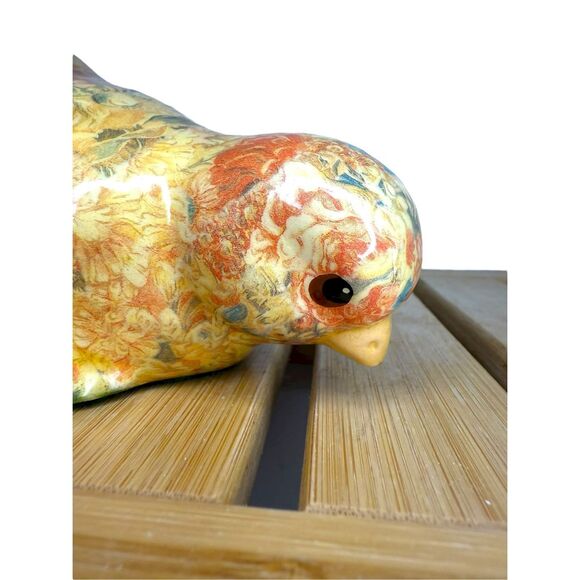 Vintage Mikasa Porcelain Floral Chick Figurine Collectible French Chintz 5”x4” - Picture 6 of 7